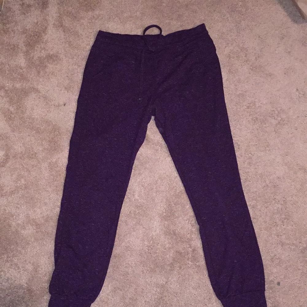 Purple/maroon joggers